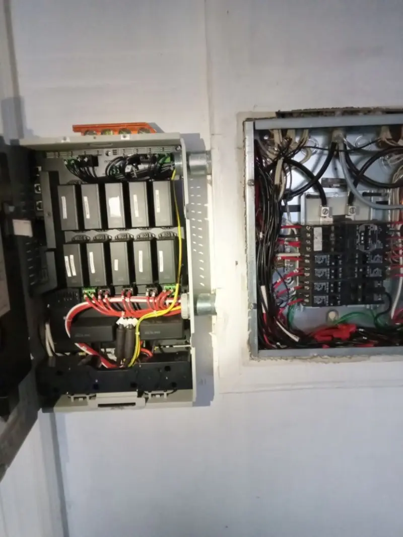 Electrical panel upgrade completed for Ring Doorbell Installation in Burnt Mills